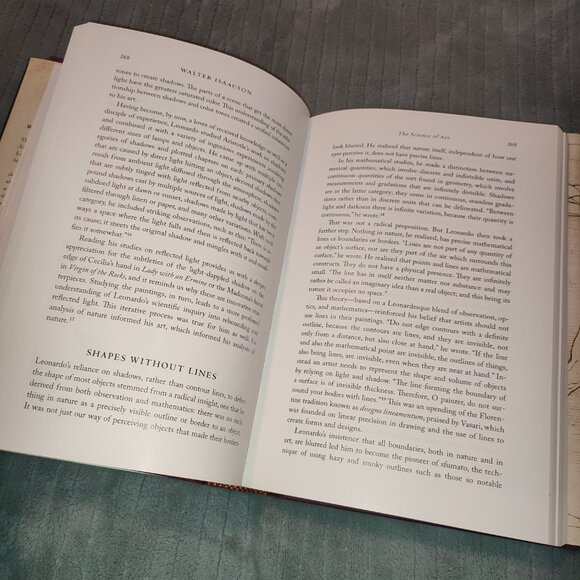 Book Deluxe Glossy Paper Illustrated Leonardo da Vinci Biography History - Picture 13 of 16